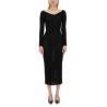 JACQUARD LOGO SHEATH DRESS