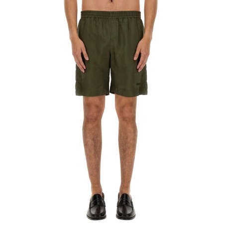 CUPRO BERMUDA SHORTS