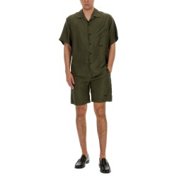 CUPRO BERMUDA SHORTS