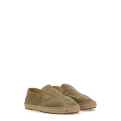 LEATHER ESPADRILLE