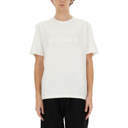 "NEVER WHITE" T-SHIRT