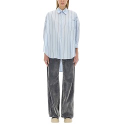 ASYMMETRICAL STRIPED SHIRT
