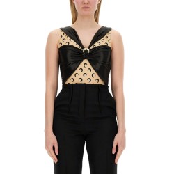 DRAPED BODYSUIT