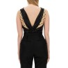 DRAPED BODYSUIT