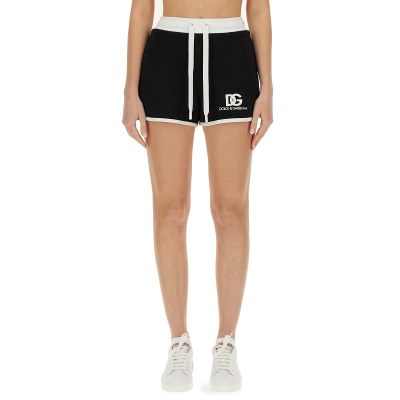 SHORTS WITH LOGO EMBROIDERY