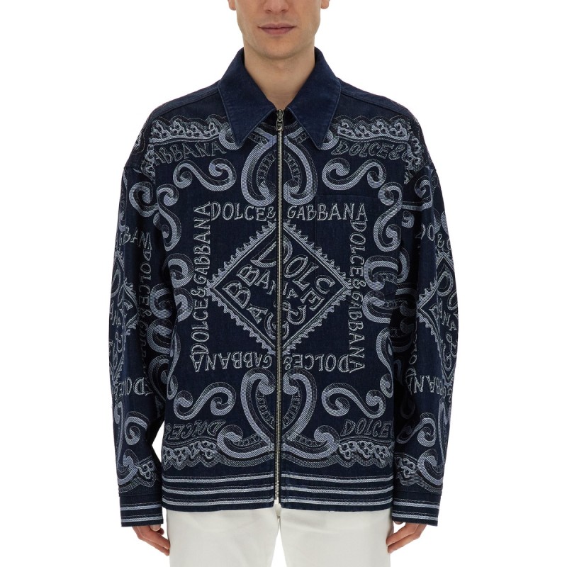 NAVY PRINT CARDIGAN