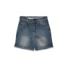 journey/ girl's elasticated waist short/ medium stone washed denim/ heart pocket