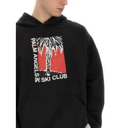 PALM SKI CLUB PRINT SWEATSHIRT