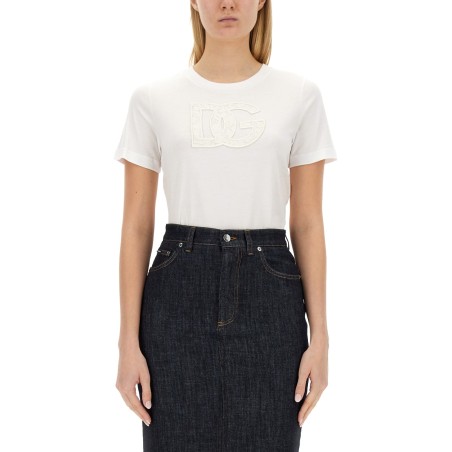 T-SHIRT WITH LOGO PATCH