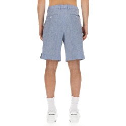 LINEN BERMUDA SHORTS