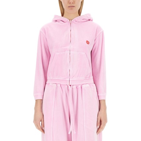 VELOUR SWEATSHIRT