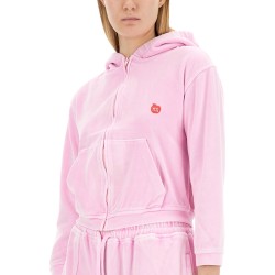 VELOUR SWEATSHIRT