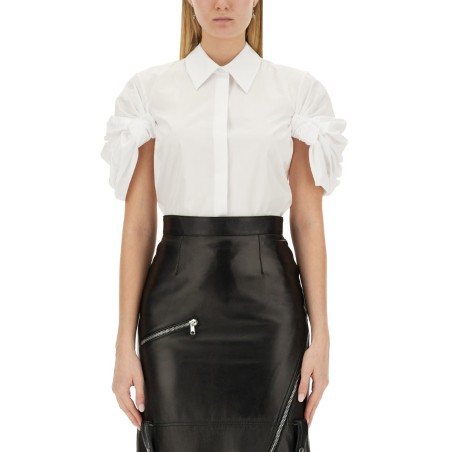 SHIRT WITH KNOT SLEEVE
