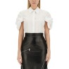 SHIRT WITH KNOT SLEEVE