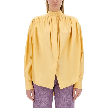 COTTON POPLIN BLOUSE
