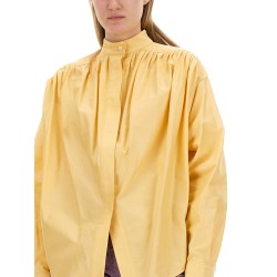 COTTON POPLIN BLOUSE