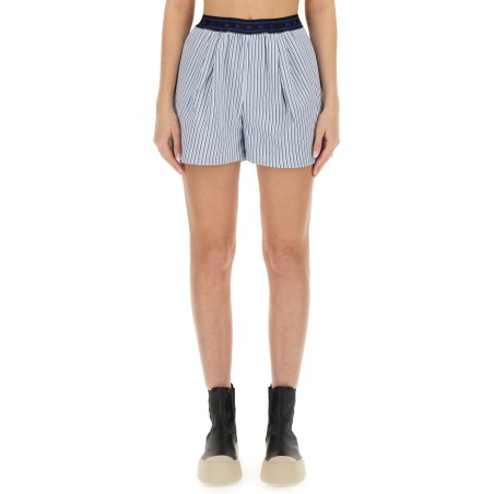 BERMUDA SHORTS WITH STRIPE PATTERN