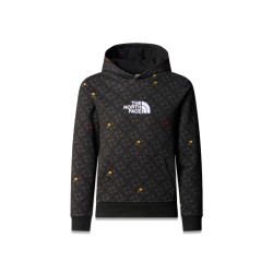 b drew peak light p/o hoodie print tnf black tnf shadow to