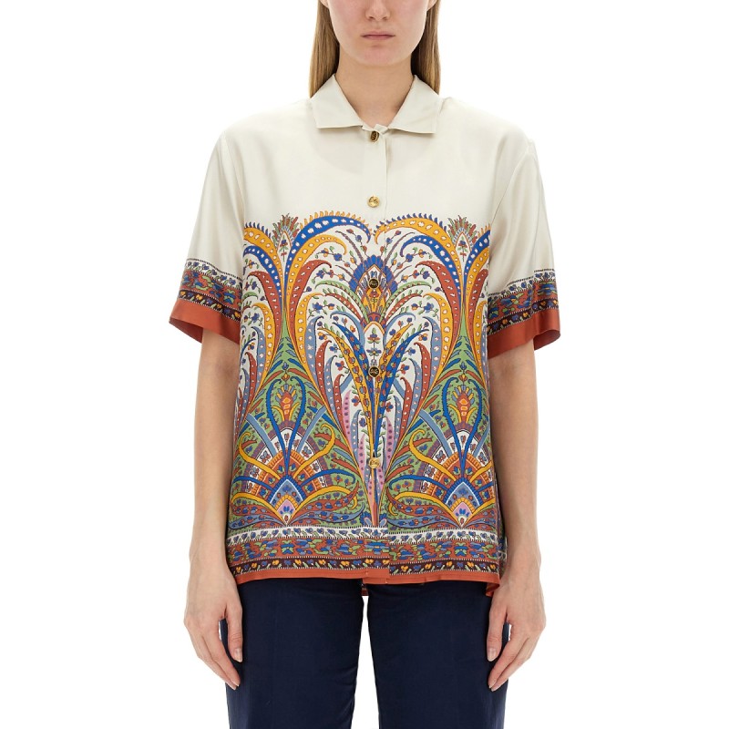 PRINTED SILK SHIRT