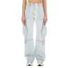 DENIM CARGO PANTS