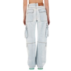 DENIM CARGO PANTS
