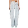 DENIM CARGO PANTS
