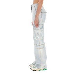 DENIM CARGO PANTS
