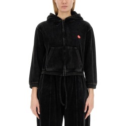 VELOUR SWEATSHIRT