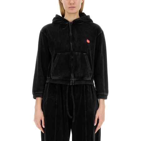 VELOUR SWEATSHIRT