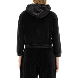 VELOUR SWEATSHIRT