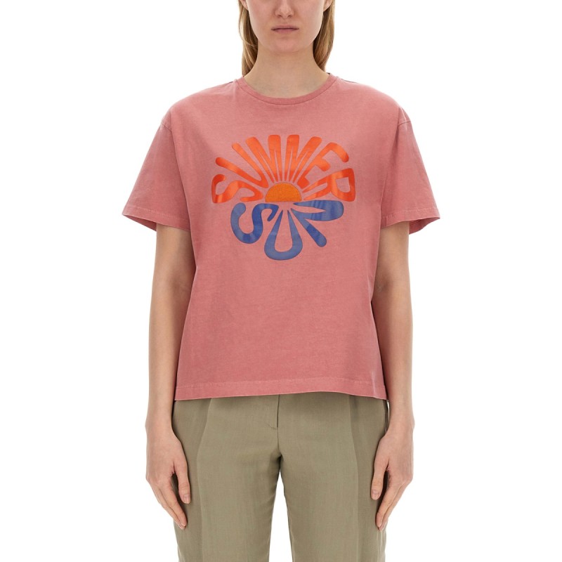 SUMMER SUN PRINT T-SHIRT
