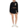 CROPPED SWEATSHIRT WITH TEDDY BEAR LOGO
