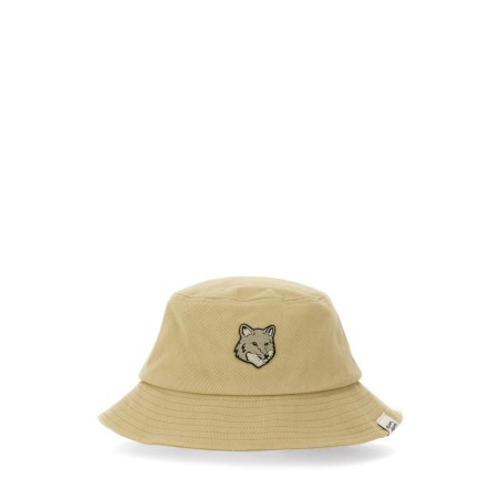 BUCKET HAT WITH FOX PATCH