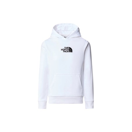 b drew peak light p/o hoodie tnf white