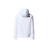 b drew peak light p/o hoodie tnf white