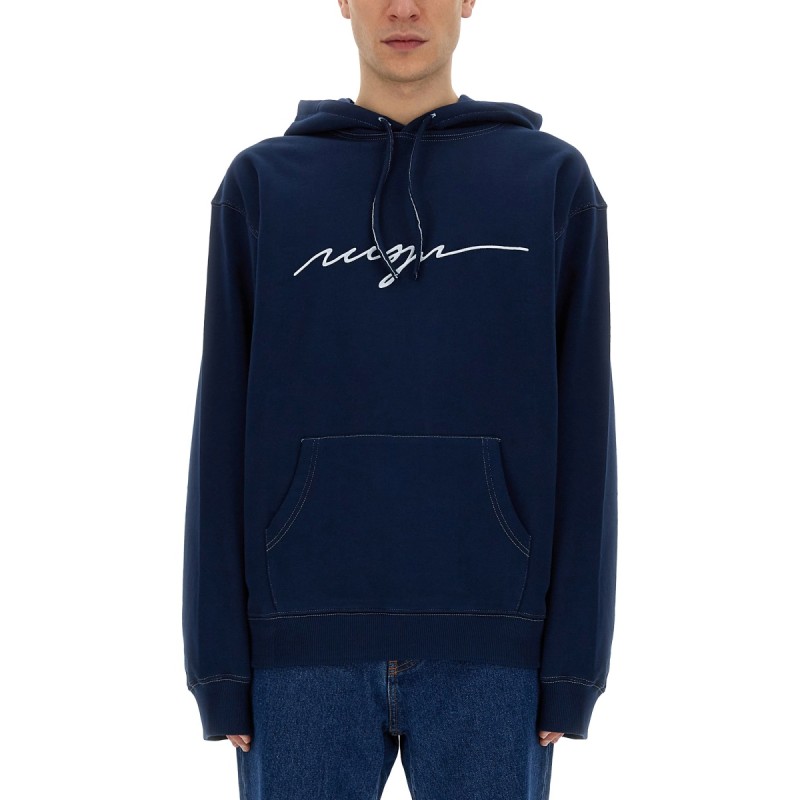 SWEATSHIRT WITH CURSIVE LOGO