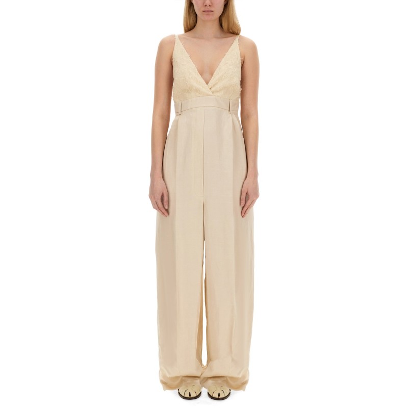 MALFILE' SATIN JUMPSUIT