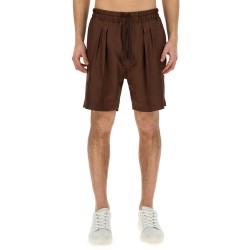 SILK BERMUDA SHORTS