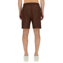 SILK BERMUDA SHORTS