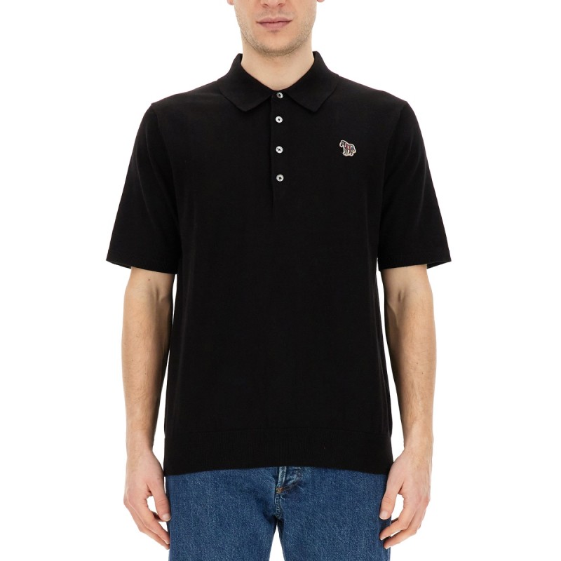 POLO SHIRT WITH ZEBRA PATCH