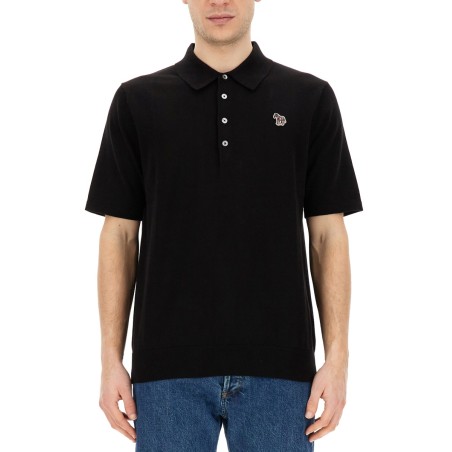 POLO SHIRT WITH ZEBRA PATCH