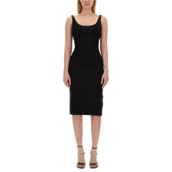 DRESS WITH BUCKLES
