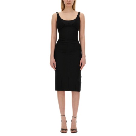 DRESS WITH BUCKLES