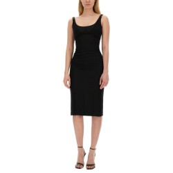 DRESS WITH BUCKLES