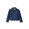 off stamp plain denim jacket