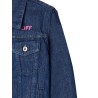 off stamp plain denim jacket