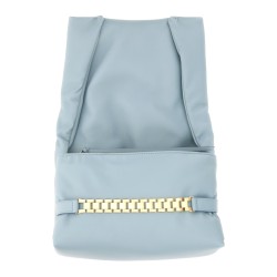 PUFFY POUCH WITH CHAIN