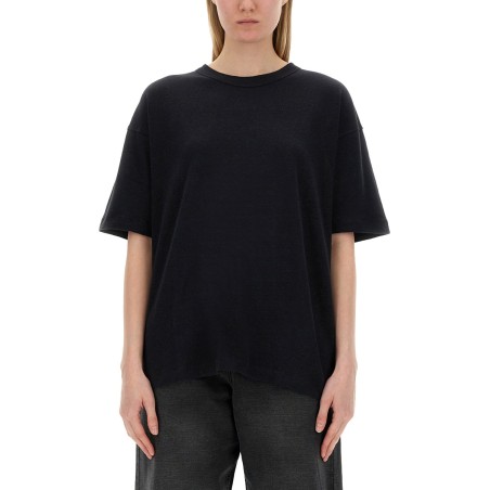 COTTON AND LINEN T-SHIRT