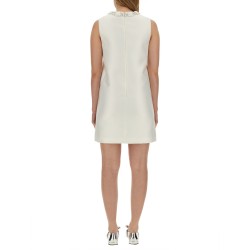 MINI DUCHESSE DRESS WITH CRYSTALS