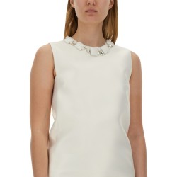 MINI DUCHESSE DRESS WITH CRYSTALS